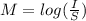 M=log(\frac{I}{S})