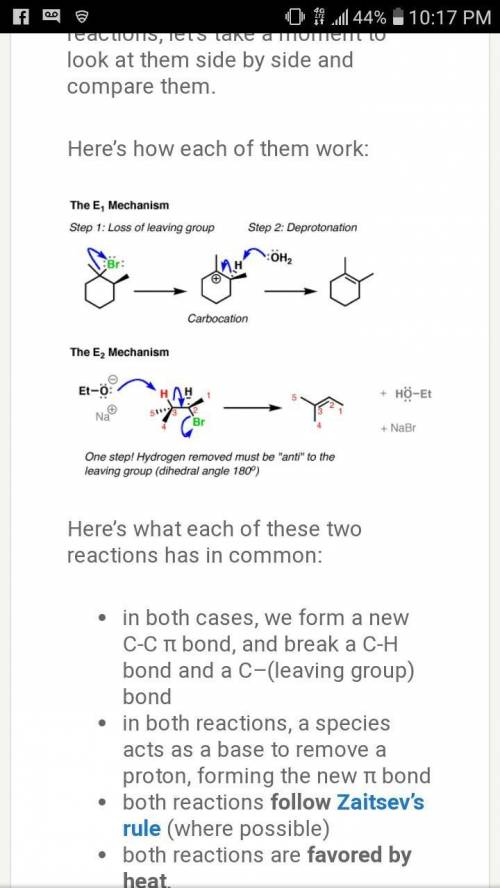 i can’t understand e1, e2 in organic chemistry.