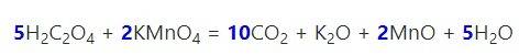 How many moles of kmno4 can be produced from 0.886 moles of carbon dioxide?
