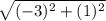 \sqrt{(-3)^{2}+(1)^{2}
