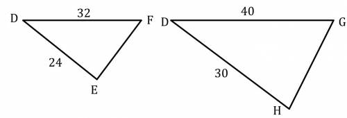 1 determine whether the triangles are similar. if so, what is the similarity statement and the postu