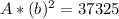 A * (b) ^ 2 = 37325&#10;