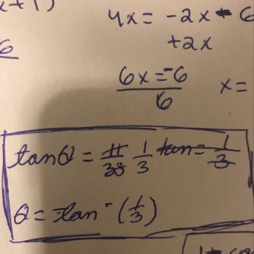 What is the value of x to the nearest degree