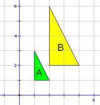 Triangle a is dilated by a scale factor of 2. what is the ratio of the perimeter of triangle a to th