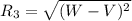 R_3=\sqrt{(W-V)^2}
