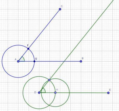 (geometry flvs 1.02) does the construction demonstrate how to copy an angle correctly using technolo