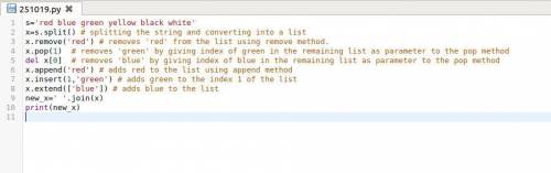 Write a python program that does the following. create a string that is a long series of words separ