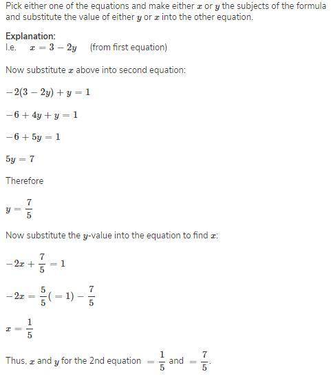 X- y = 6, x = 2x + y = 3, y = solve the system of equation
