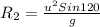 R_{2}=\frac{u^{2}Sin120}{g}