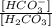 \frac{[HCO_{3}^{-}]}{[H_{2}CO_{3}]}