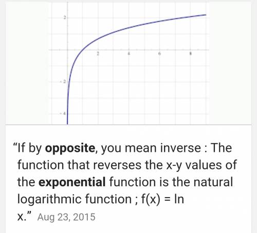 What is the opposite of exponential growth?