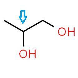 How many possible stereoisomers are there of propylene glycol, an organic compound found in clearasi