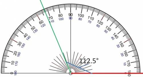 How do you construct a 112.5 degree angle?  (step by step)   =)