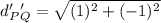 d_P'_Q'=\sqrt{(1)^{2}+(-1)^{2}}
