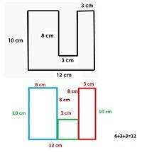 What is the perimeter of the figure?  assume that all angles are right angles a.50 cm  b.42 cm  c.60