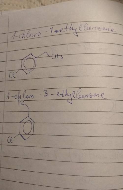There are several aromatic compounds with the formula c8h9cl. draw those that have a disubstituted r