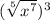 (\sqrt[5]{x^7})^3