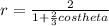 r=\frac{2}{1+\frac{2}{3}cos theta }