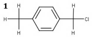 How many different sets of equivalent protons are there for para-xylene (1,4-dimethylbenzene)?  only