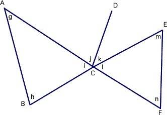 In the figure below, cef is an equilateral triangle. points b, c and e are collinear;  points a, c a