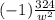 (-1)\frac{324}{w^2}