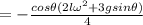 =-\frac{cos\theta(2l\omega^{2}+3gsin\theta)}{4}