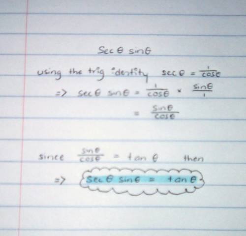 Simplify each expression to a single trig function or number