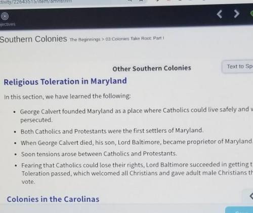 Why did george calvert’s sons draft the maryland toleration act?