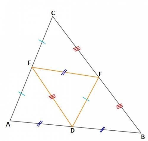 Prove That The Four Triangles Formed By Joining In Pairs The Mid Points Of The Sides Of A 5541