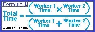 John can mow the golf course in 7 hours larry can mow it in five hours form a rational equation that