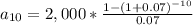 a_{10} =2,000*\frac{1-(1+0.07)^{-10} }{0.07}