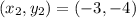 (x_{2},y_{2})=(-3,-4)