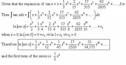 The series given below converges to tangent x for negative pi divided by 2 less than x less than pi