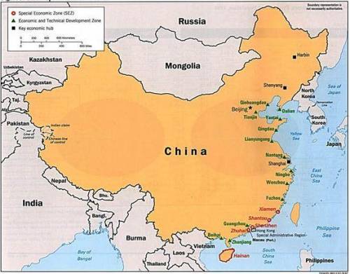 Ibeg of thee  what would you show on an annotated map of the special economic zones in china?    : ,