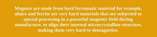 How are magnets made?  what raw materials are required?