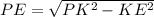 PE=\sqrt{PK^{2}-KE^{2} }
