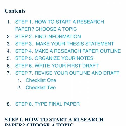 How to do a research paper easy