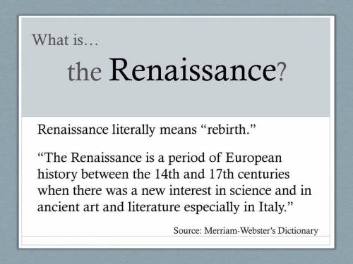 Discuss the differences in the cultural climate of the middle ages compared to the renaissance. how