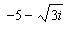 Write a polynomial function with rational coefficients so that p(x)=0 has the given roots:  -5 and 3