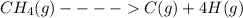 CH_{4}(g)---- C(g) + 4H(g)