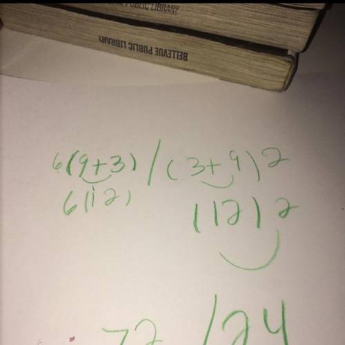 Evaluate x(y+3)/(3+y)z for x=6 y=9 z=2 i'm struggling to solve this equation.   me.  you!