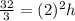 \frac{32}{3}=(2)^{2}h