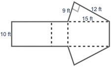 Need a good grad.use a net to find the surface area of the right triangular prism shown below: a.1