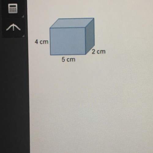 What is the volume of the rectangular solid? a) 11 cubic centimeters b) 22 cubic centimeters c) 30