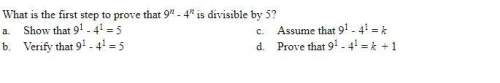 What is the first step to prove that 9^n - 4^n is divisible by 5?