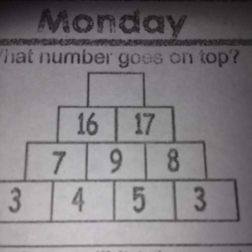 What number goes on top and how do you solve it.