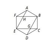 Abcdef is a regular hexagon. what is the most precise classifi cation of quadrilateral gbhe? how do