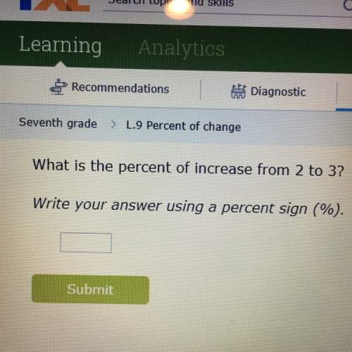 How to know the percent increase of 2 to 3 and how to do it