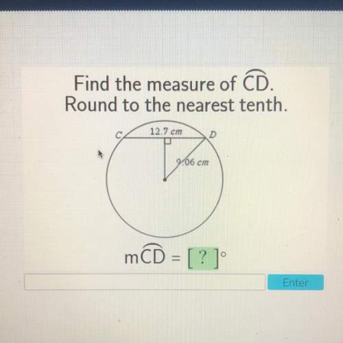 Find the measure of cd. round to the nearest tenth. me i need it.
