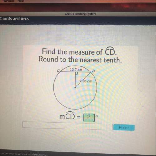 Find the measure of cd. round to the nearest tenth. need !